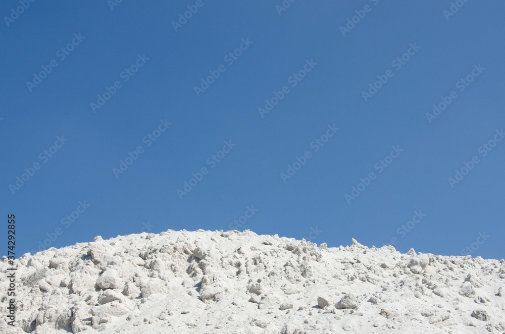 White sand sky. Lots of white sand horizon sky background.