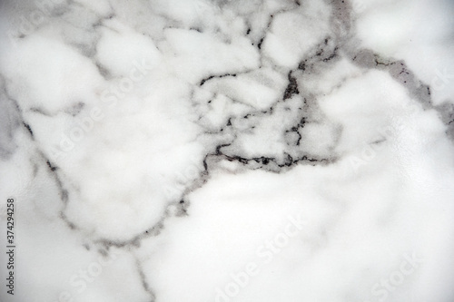 White marble texture with natural pattern for background or design art work. © Saichol