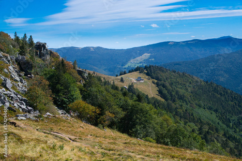 Landschaft auf dem Petit Hohneck iin den Vogesen