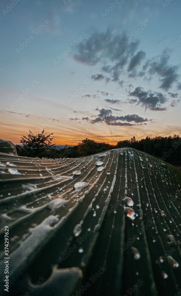 Fototapeta premium sunset over the road