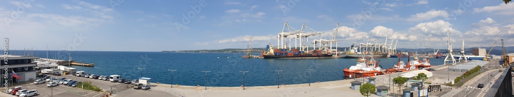 Hafen von Koper in Slowenien