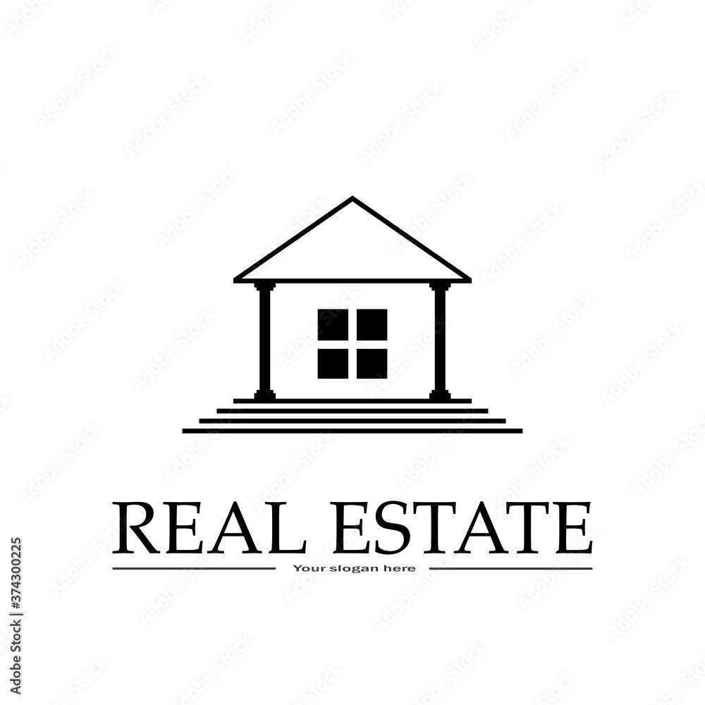 Real Estate Logo Design Icon 