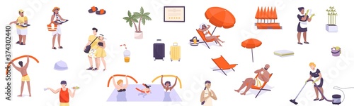 Hotel Icons Set
