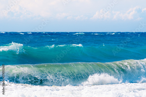 Waves in Corsica - Mediterranean sea © Rodolphe