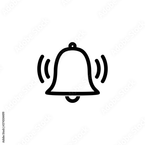 bell icon, Alarm bell sign and symbol vector design