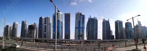 dubai skyscrapers panorama © Cristian