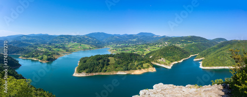 Viewpoint Velika Stena on a Rovni lake near the Valjevo in Serbia © Milan