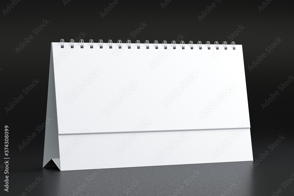 desktop flip-top calendar, mock up for design Stock Illustration ...