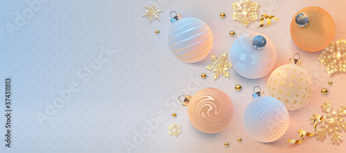 Christmas and New Year banner