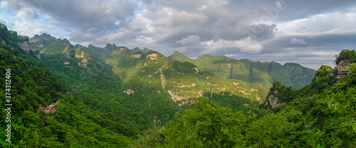 The charming summer scenery of Wudang Mountain, Hubei, China