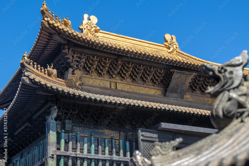 The charming summer scenery of Wudang Mountain, Hubei, China The charming summer scenery of Wudang Mountain, Hubei, China