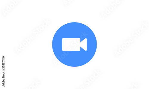 Video call icon vector illustration,Video chat icon vector
