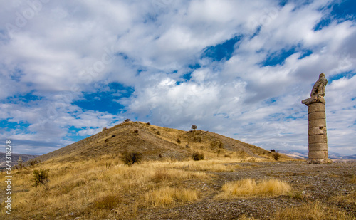 Karakus Royal Tumulus in Adiyaman Province of Turkey  photo