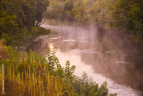 smoke above the river © gluk_nfl