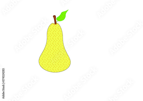 esempio di pera per etichetta di succo di frutta polpa illustrazione grappa liquore liofilizzata surgelata