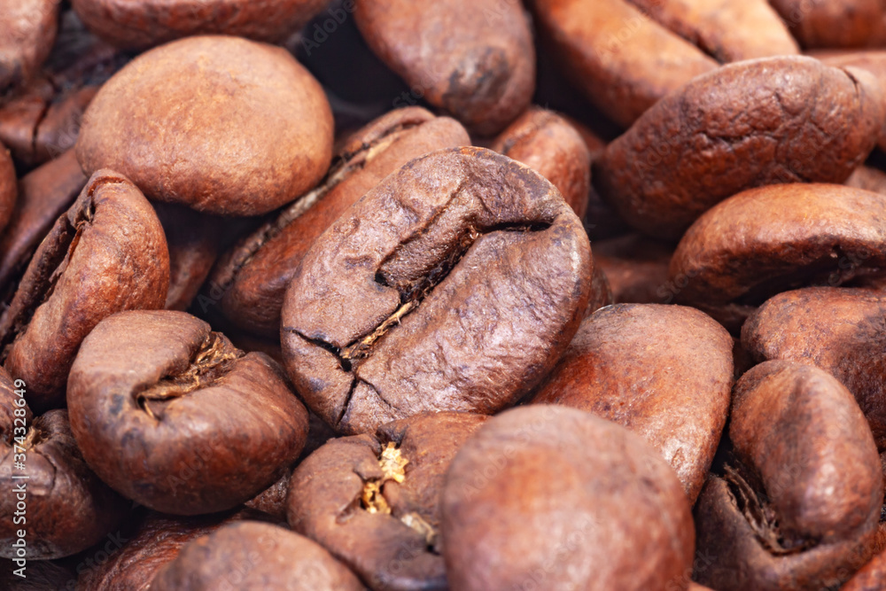 coffee beans close-up, use as texture or background coffee beans close-up, use as texture or background