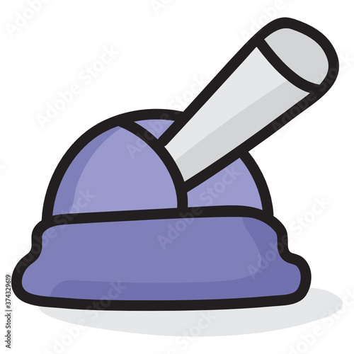 
Doodle flat design of observatory icon, editable vector 
