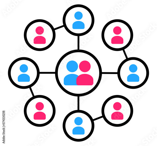 picto réseau cercles 5