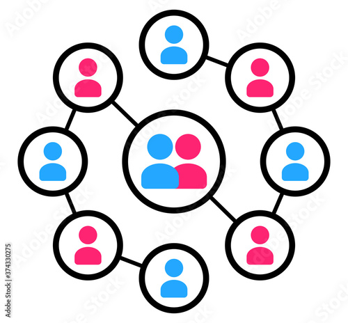 picto réseau cercles 6