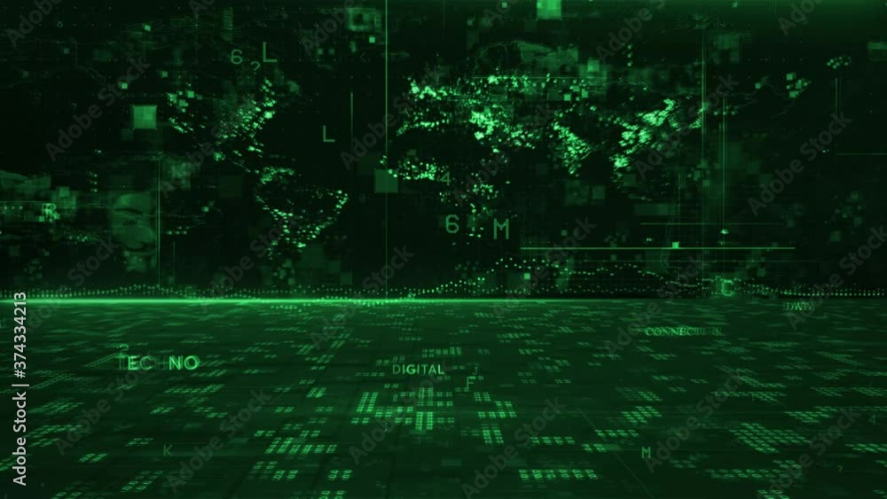 News Digital Hi-tech Background 4k loop News Digital Hi-tech Background 4k loop