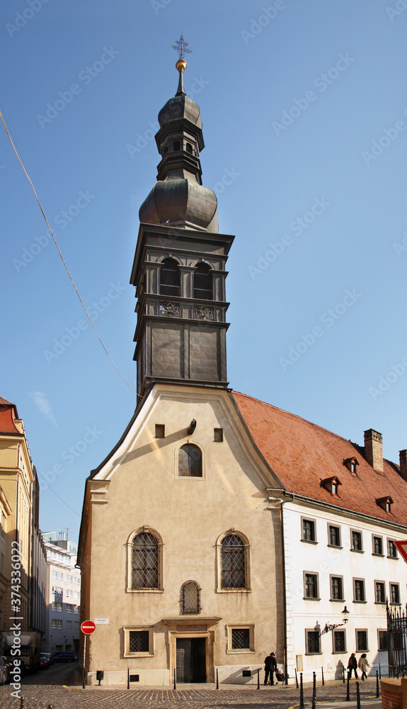 Ursuline church and convent in Bratislava. Slovakia