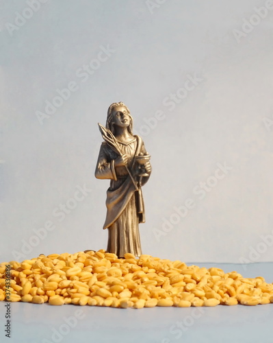 Photography St Lucy with Wheat Berries