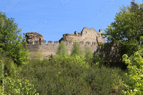 Helfenburk - ruins of the castle from the 14th century