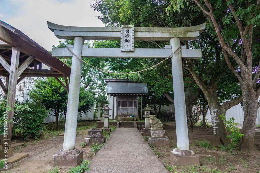 Toho Shrine is near Narita Airport in Chiba Prefecture, Japan Toho Shrine is near Narita Airport in Chiba Prefecture, Japan