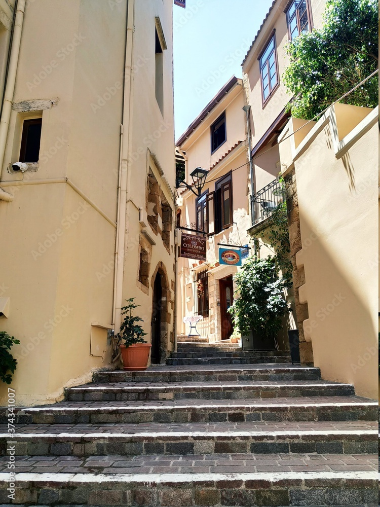 Fototapeta premium khania ruelle