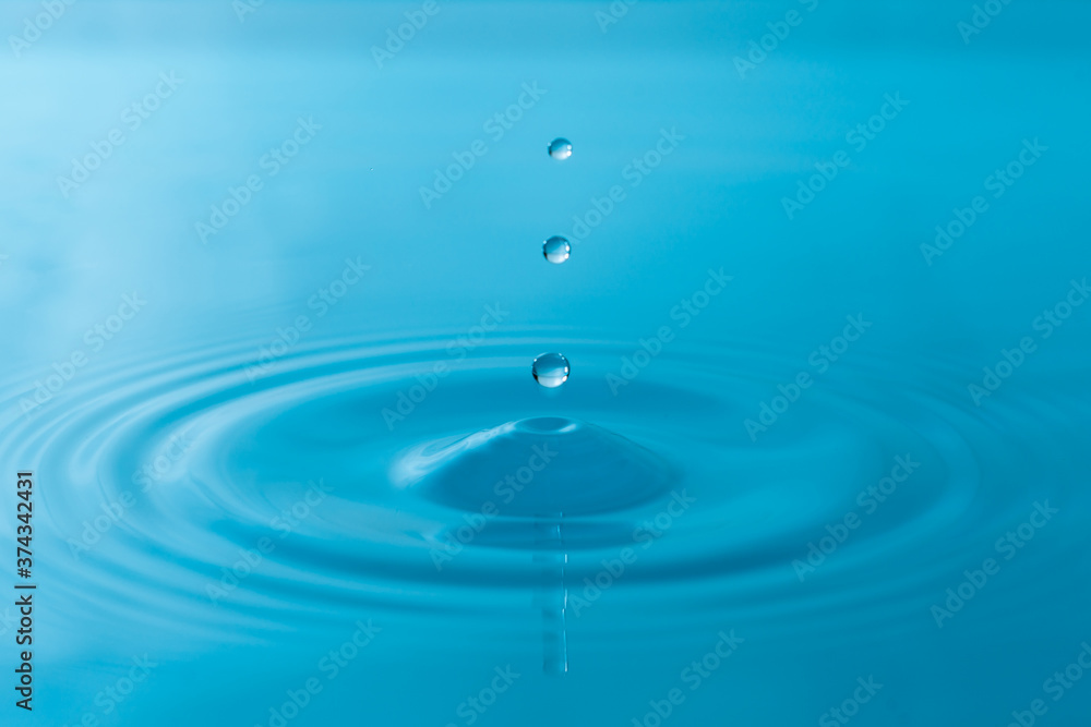 Close-up water drops isolated on white background. Close-up water drops isolated on white background.