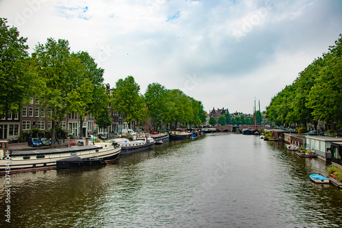 canal in amsterdam netherlands © Kristiyan
