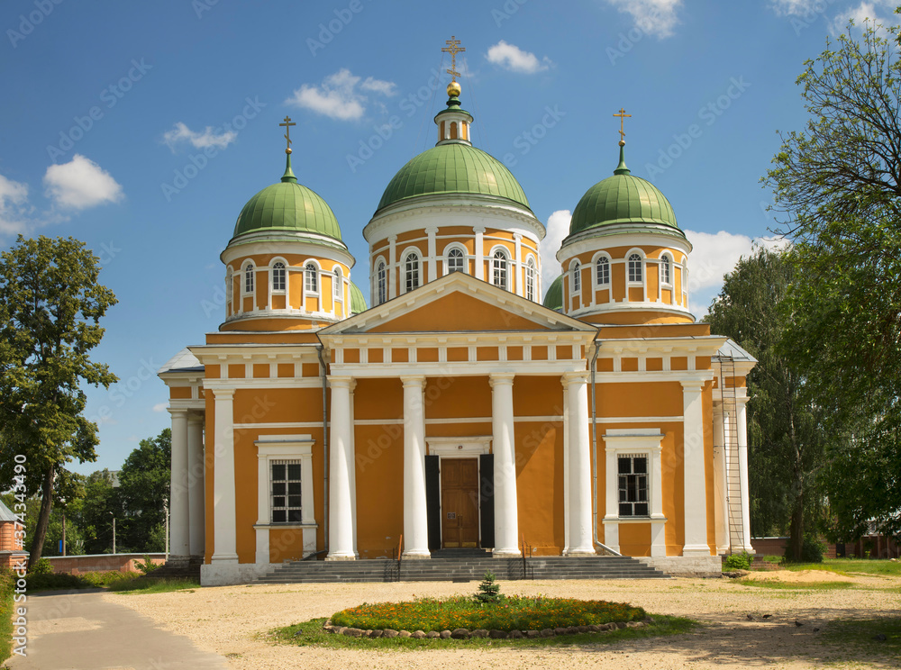 Cathedral of Nativity at Nativity convent in Tver. Russia