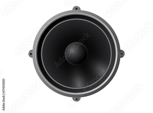 Audio speaker isolated