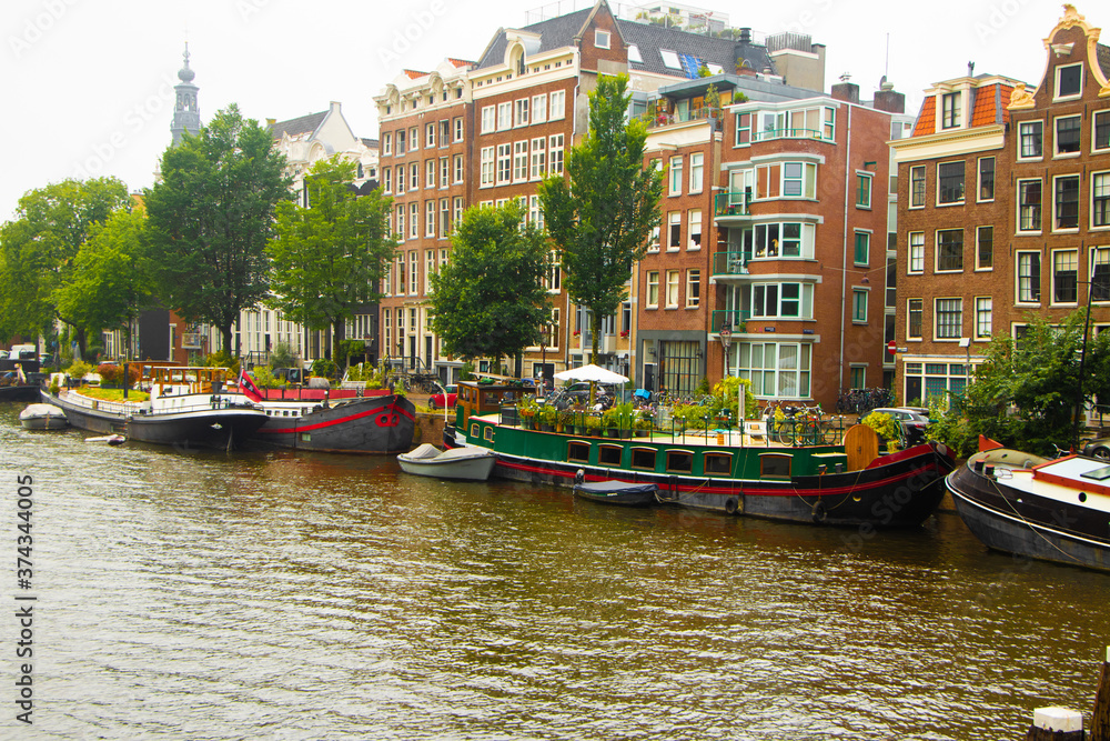 amsterdam canal in amsterdam