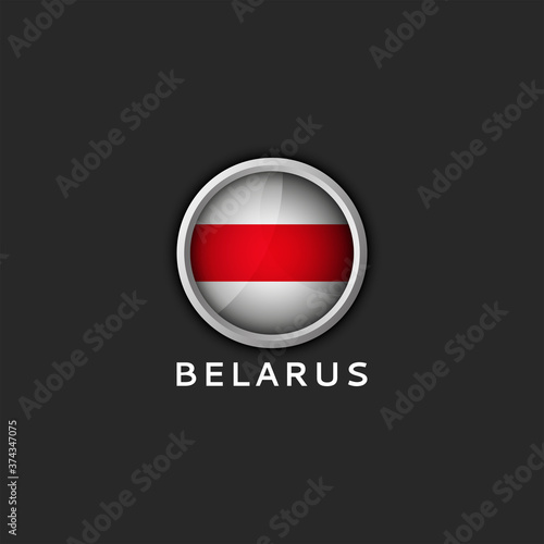Belarusian white red white flag Belarus round 3d icon Free Download Belarusian white red white flag Belarus round 3d icon - GFXLoad