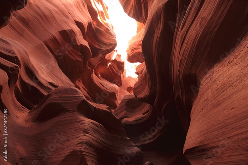 View of Lower Antelope Canyon in page  Arizona  USA