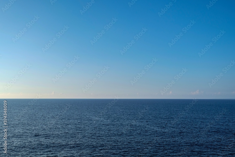 blue sky and sea