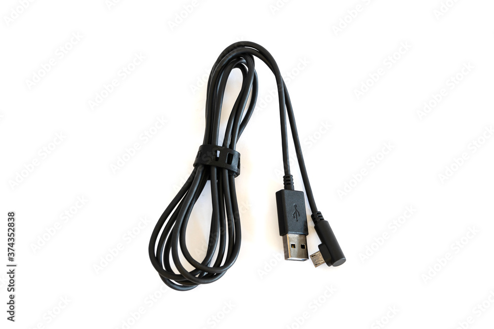 Power cord for Electronic Equipment On white background Power cord for Electronic Equipment On white background