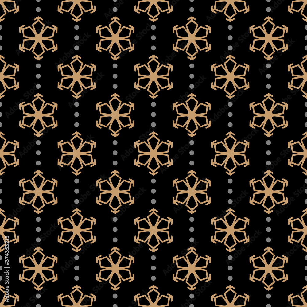 Modern background pattern seamless pattern for your design. Gold and black colors Modern background pattern seamless pattern for your design. Gold and black colors