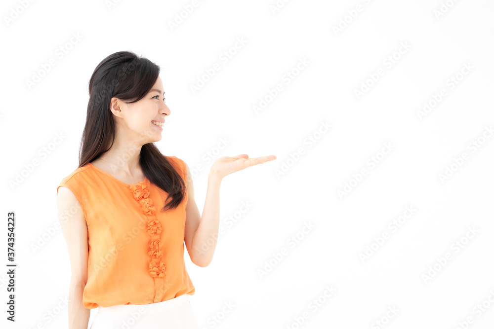 案内・告知・女性