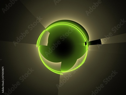 Wallpaper Mural Imaginatory fractal background Image Torontodigital.ca