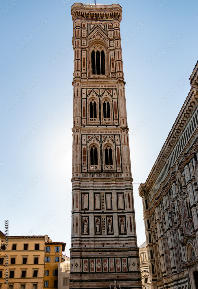 The famous tower of Giotto in Florence