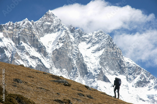 Niyang Khola,Sagarmatha National Park, Khumbu Himal, Nepal, Asia.
