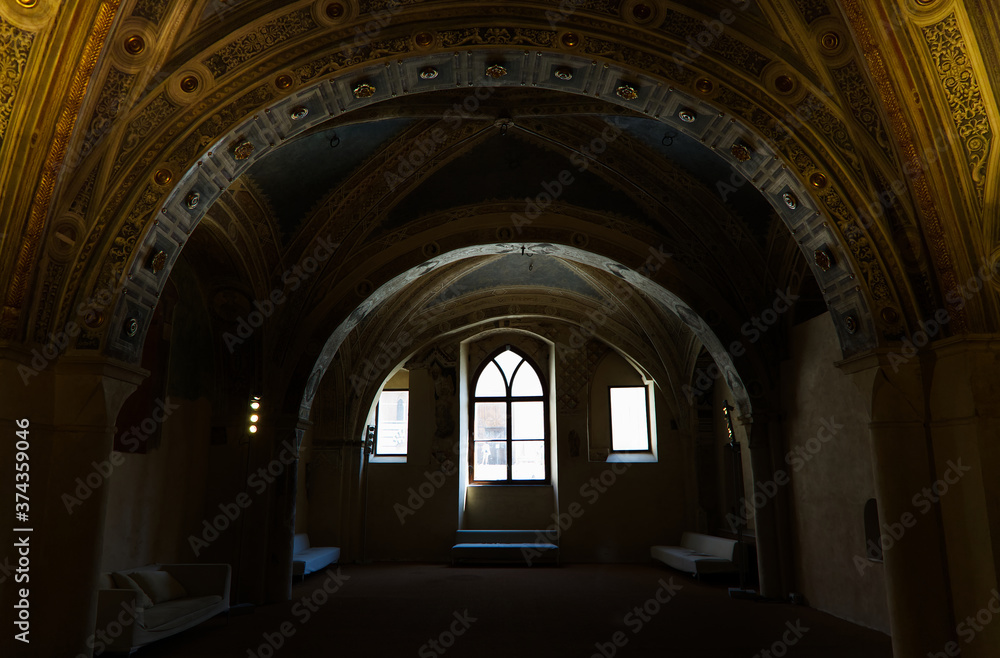Interior of the museum complex of Santa Maria della Scala in Siena