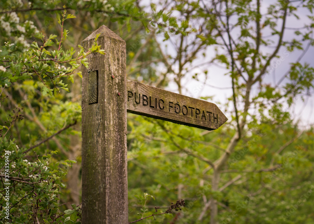 old wooden signpost