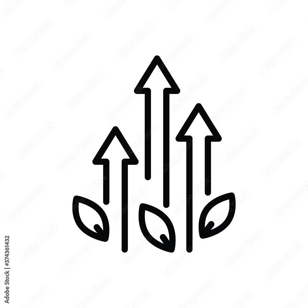 Black line icon for progress Black line icon for progress