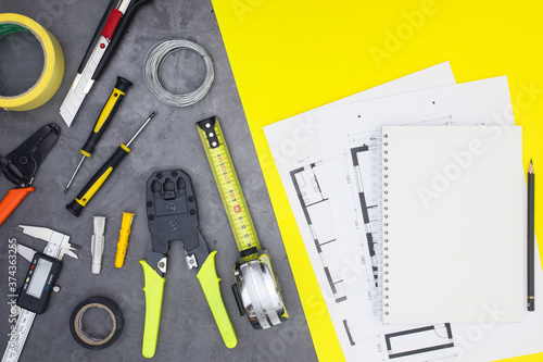 Architecture and diy tools and equipment