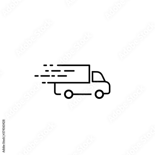 Shipping fast delivery icon vector design template