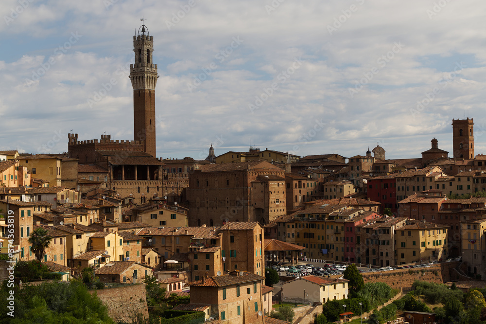 The Town of Siena, Tuscany