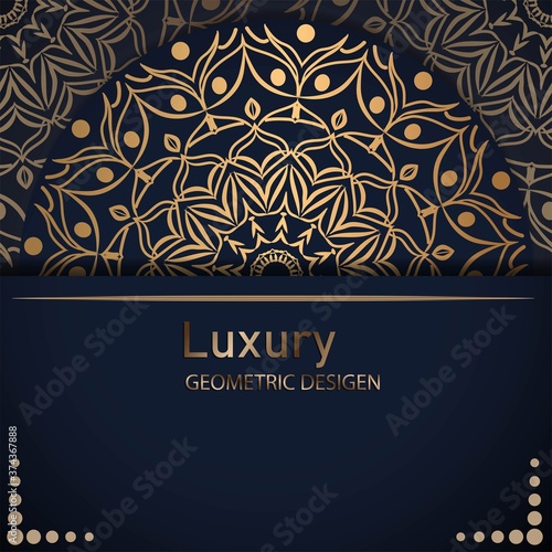 Templates, elegant invitations with mandalas